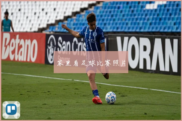 家里看足球比赛照片