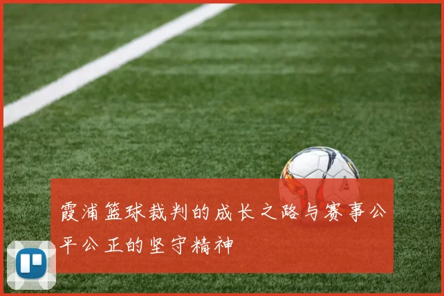 霞浦篮球裁判的成长之路与赛事公平公正的坚守精神